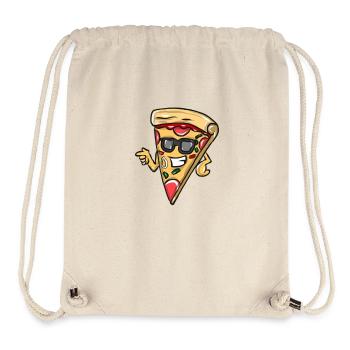 Pizza Italian food - Stanley/Stella Recycled Gym Bag - natural - Front