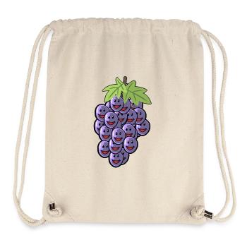 Trauben Weintrauben Traube Wein Rebe Wein Rebe - Stanley/Stella recycelter Gym Bag - Naturweiß - Vorne