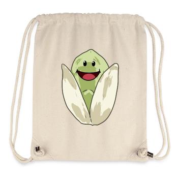 Pistache noix noix nourriture nourriture végétalienne - Sac à cordon recyclé Stanley/Stella - blanc naturel - Devant