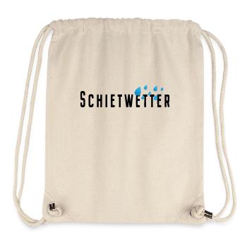 Schietwetter Regen Winter Herbst Hamburg Outdoor - Stanley/Stella recycelter Gym Bag - Naturweiß - Vorne