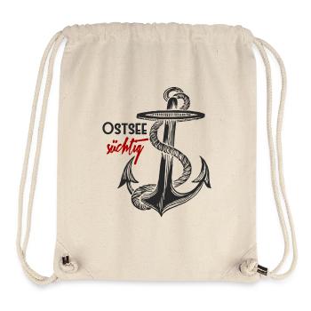 Mer Baltique Addict - Ancre - Sac à cordon recyclé Stanley/Stella - blanc naturel - Devant