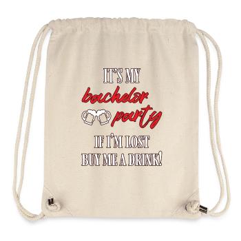 Bachelor - Stanley/Stella Recycled Gym Bag - natural - Front