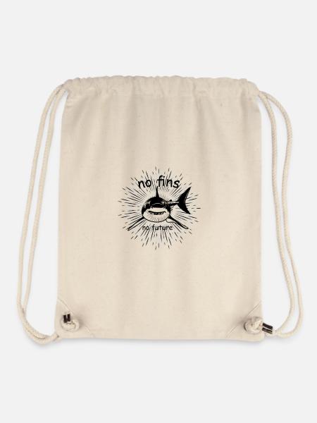 Shark sharks sharks shark sharks gift - Stanley/Stella Recycled Gym Bag - natural