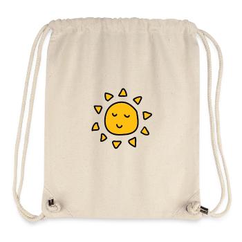 Strand Sommersonne 2020 - Stanley/Stella recycelter Gym Bag - Naturweiß - Vorne