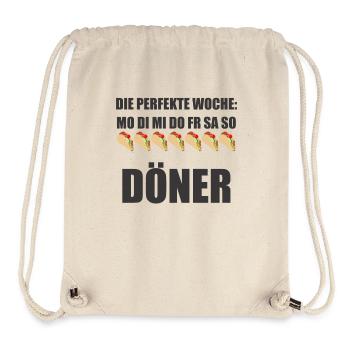 Döner Dönerbude Döner Kebab Dürüm Dönermann - Stanley/Stella recycelter Gym Bag - Naturweiß - Vorne