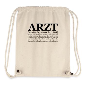 lustiges Arzt Geschenk Ärztin Ärzte Doktor Idee - Stanley/Stella recycelter Gym Bag - Naturweiß - Vorne