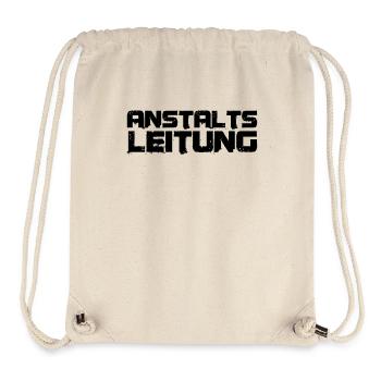 lustiges Chef Geschenk Idee Anstaltsleitung - Stanley/Stella recycelter Gym Bag - Naturweiß - Vorne