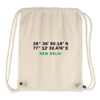 New Delhi – Coordinates & City Flair - Stanley/Stella Recycled Gym Bag - natural - Front