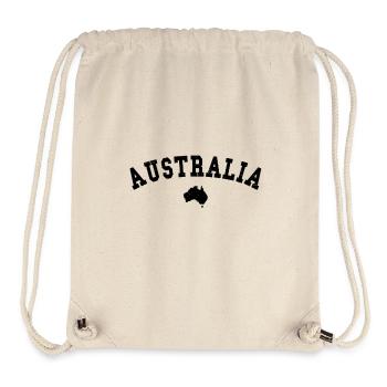 Australia – Kontinent & Vintage Look - Stanley/Stella recycelter Gym Bag - Naturweiß - Vorne