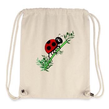 Marienkäfer Botanik - Stanley/Stella recycelter Gym Bag - Naturweiß - Vorne