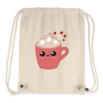 Warmth and coziness happy cocoa - Stanley/Stella Recycled Gym Bag - natural - Front