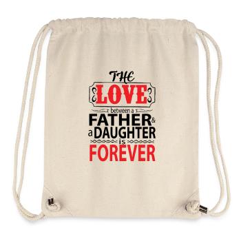 father daughter forever - Stanley/Stella recycelter Gym Bag - Naturweiß - Vorne