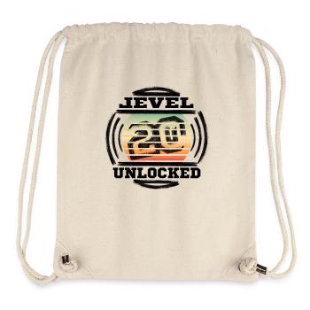 20 Years Level Vintage Unlocked - Stanley/Stella Recycled Gym Bag - natural - Front