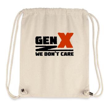 Generation X - We don't care - Stanley/Stella Recycled Gym Bag - natural - Front