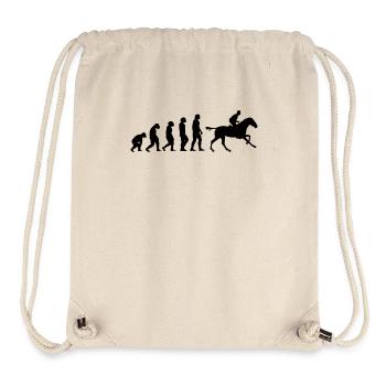 Pferde Reiten Evolution - Stanley/Stella recycelter Gym Bag - Naturweiß - Vorne