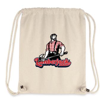Lumberjack Waldarbeiter Baumfäller Holzbearbeiter - Stanley/Stella recycelter Gym Bag - Naturweiß - Vorne