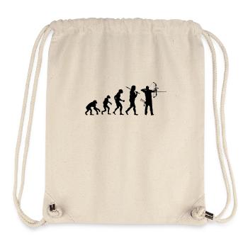 Evolution Bogenschießen - Stanley/Stella recycelter Gym Bag - Naturweiß - Vorne