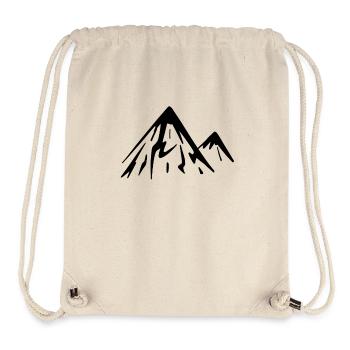 Berg Berge - Stanley/Stella recycelter Gym Bag - Naturweiß - Vorne