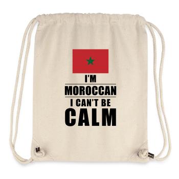 Marokko Cant Keep Calm - Stanley/Stella recycelter Gym Bag - Naturweiß - Vorne