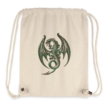 Wunderbarer eleganter Drache - Stanley/Stella recycelter Gym Bag - Naturweiß - Vorne