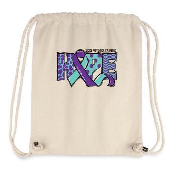 Hoffnung Mental Health Message - Stanley/Stella recycelter Gym Bag - Naturweiß - Vorne