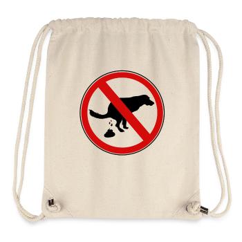 prohibition sign - Stanley/Stella Recycled Gym Bag - natural - Front