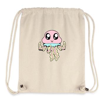 Kawaii Jellyfish - Stanley/Stella Recycled Gym Bag - natural - Front