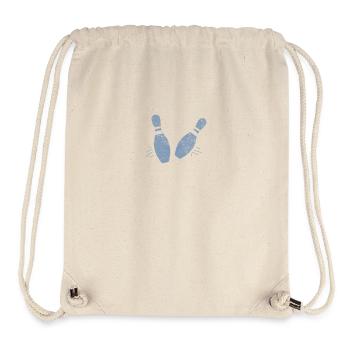 bowling pins - Stanley/Stella Recycled Gym Bag - natural - Front