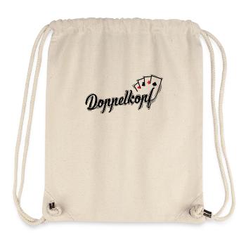 Double Head Card Game Doko Card Game - Stanley/Stella Recycled Gym Bag - natural - Front