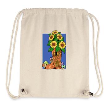 Fairy house in rubber boots - Fairyhouse - Stanley/Stella Recycled Gym Bag - natural - Front