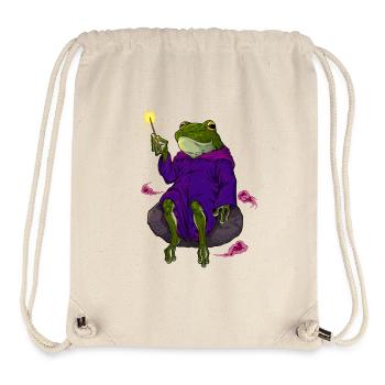 Wizard and magician - magical frog - Stanley/Stella Recycled Gym Bag - natural - Front
