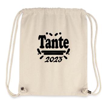 Tante 2023 - Tante werden - Stanley/Stella recycelter Gym Bag - Naturweiß - Vorne