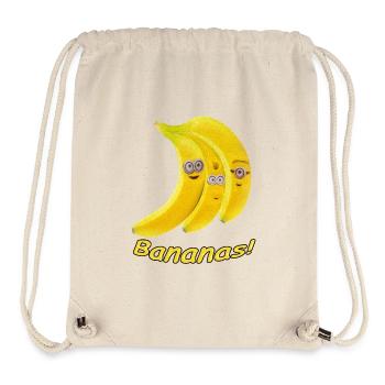Ich liebe Bananen - Stanley/Stella recycelter Gym Bag - Naturweiß - Vorne
