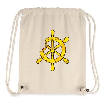 Cheese Steering Wheel - Stanley/Stella Recycled Gym Bag - natural - Front