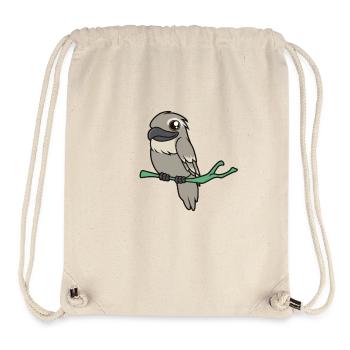 Kawaii Eulenschwalm - Sac à cordon recyclé Stanley/Stella - blanc naturel - Devant