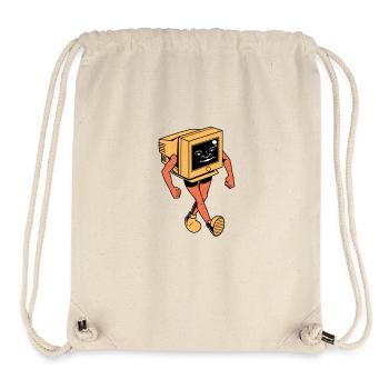 Retro CRT Monitor - Stanley/Stella Recycled Gym Bag - natural - Front