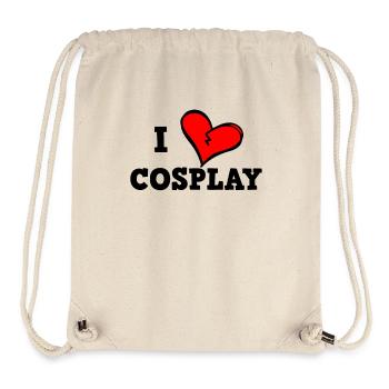 I love cosplay - Stanley/Stella Recycled Gym Bag - natural - Front