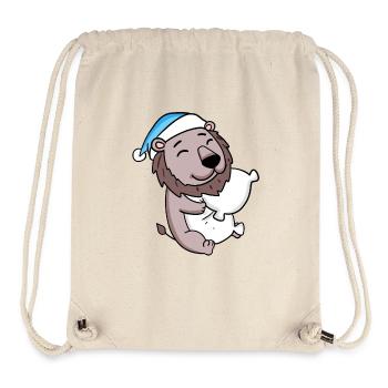 Bébé Lion - Sac à cordon recyclé Stanley/Stella - blanc naturel - Devant