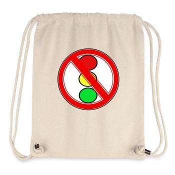Traffic light prohibition sign - Stanley/Stella Recycled Gym Bag - natural - Front
