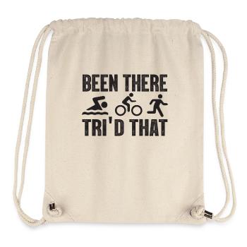 Been There Tri'd That Triathlon - Stanley/Stella recycelter Gym Bag - Naturweiß - Vorne