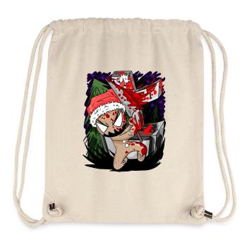 creepy gingerbread - Stanley/Stella Recycled Gym Bag - natural - Front