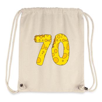 70 Jahre alt - 70. Geburtstag Geschenk - 1970 - Stanley/Stella recycelter Gym Bag - Naturweiß - Vorne