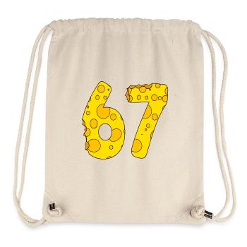 67 years old - 67th birthday gift - 1967 - Stanley/Stella Recycled Gym Bag - natural - Front