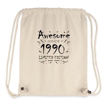 1990 - Born 1990 - Stanley/Stella Recycled Gym Bag - natural - Front