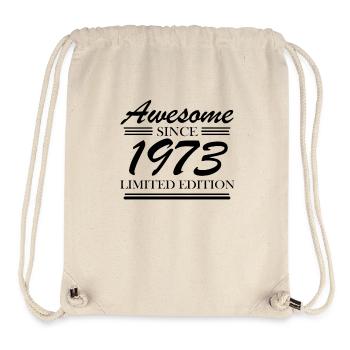 1973 - Born 1973 - Stanley/Stella Recycled Gym Bag - natural - Front
