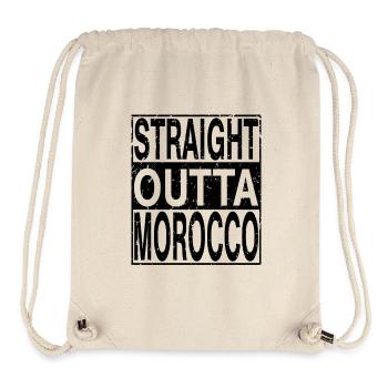 Marokko Straight outta Marokko - Stanley/Stella recycelter Gym Bag - Naturweiß - Vorne