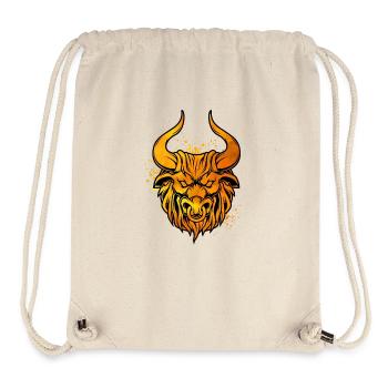 Kopf des Minotaurus - Stanley/Stella recycelter Gym Bag - Naturweiß - Vorne