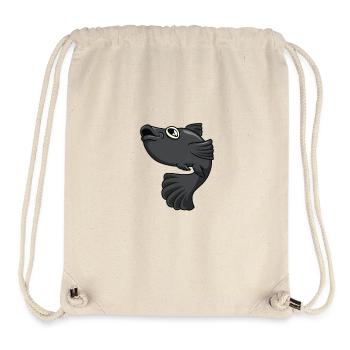 Kawaii Black Molly - Stanley/Stella recycelter Gym Bag - Naturweiß - Vorne