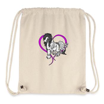 Amoureux des chevaux - Tinker - Sac à cordon recyclé Stanley/Stella - blanc naturel - Devant