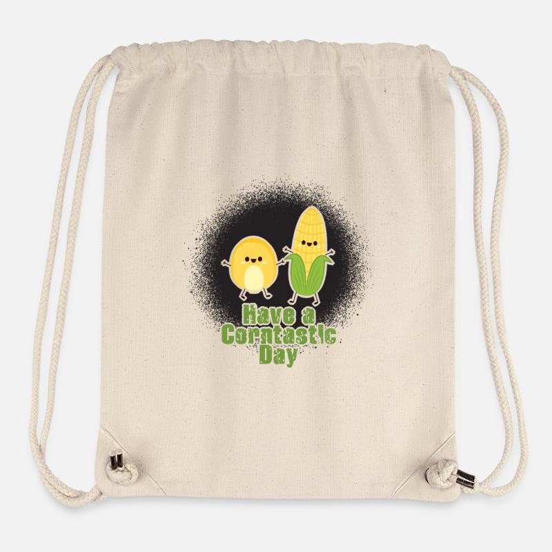 Have a corntastic day - Stanley/Stella Recycled Gym Bag - natural